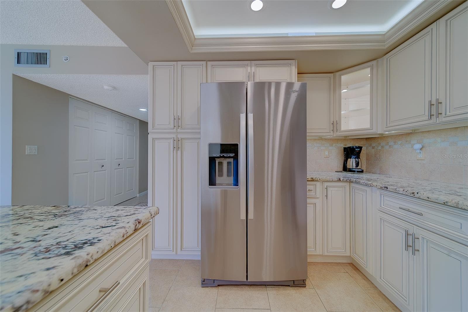 Large pantry with soft close cabinetry and pull outs - 1480 GULF BLVD #201, CLEARWATER BEACH