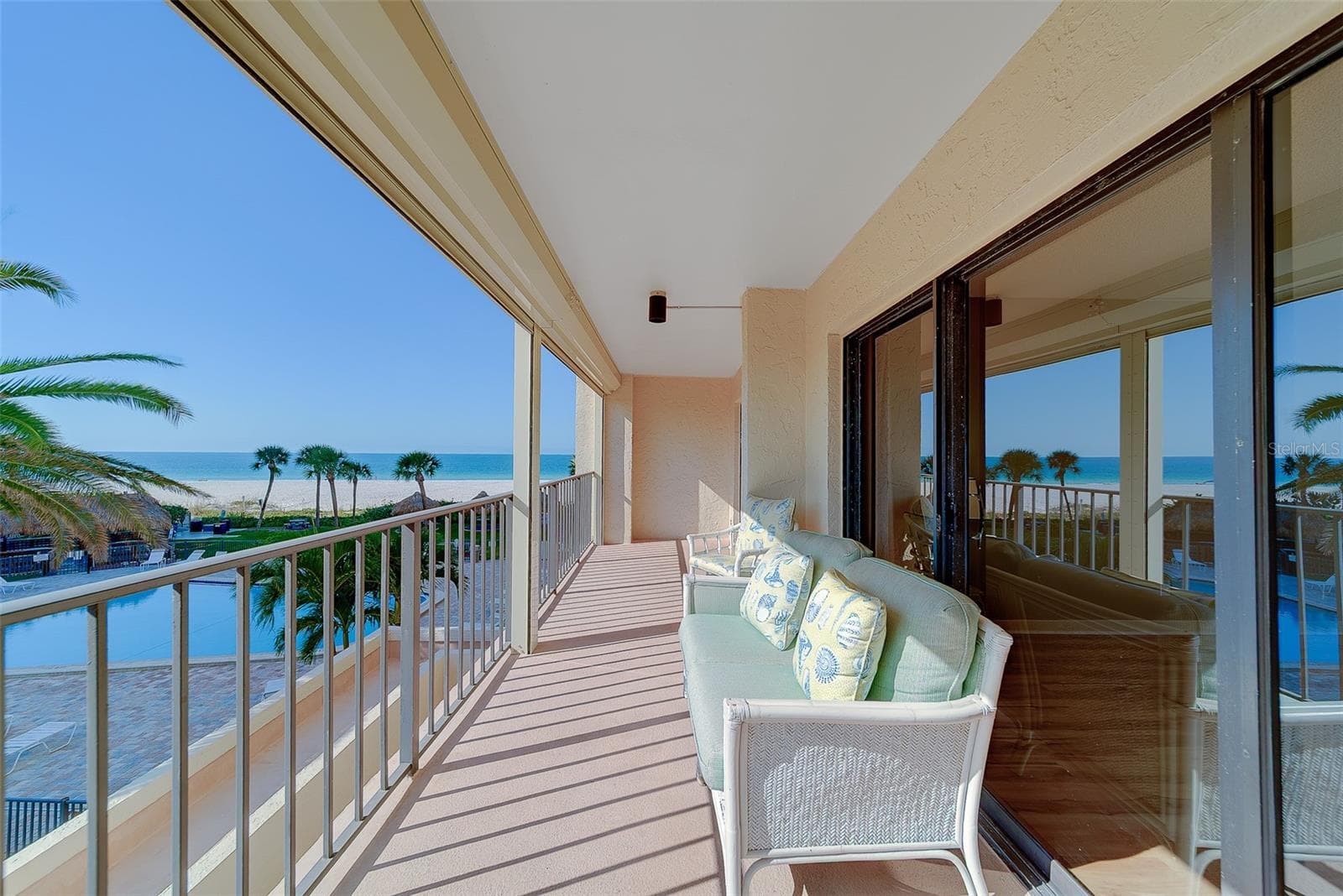 25 Foot Balcony - 1480 GULF BLVD #201, CLEARWATER BEACH