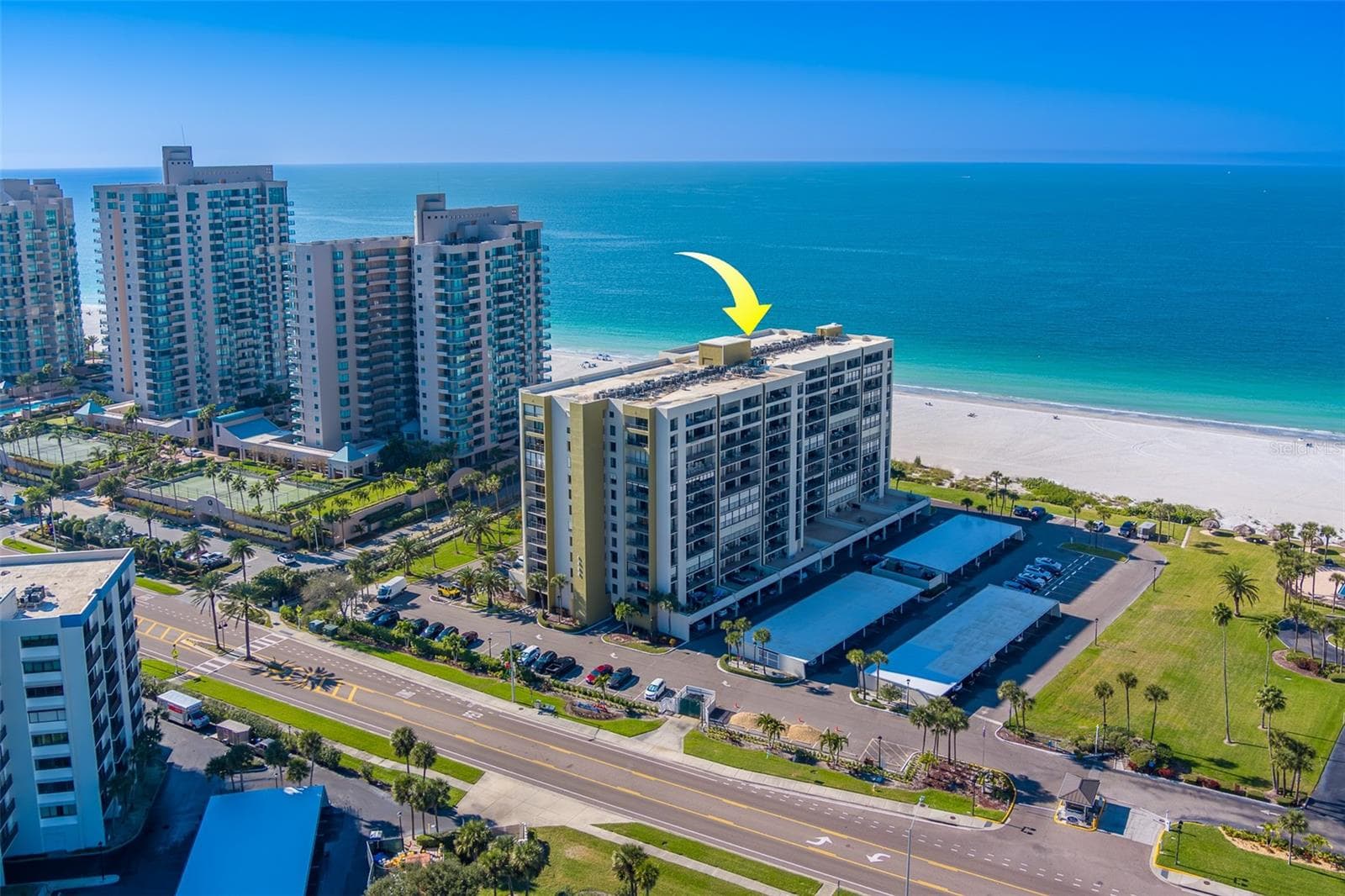 Other side of building - 1480 GULF BLVD #201, CLEARWATER BEACH