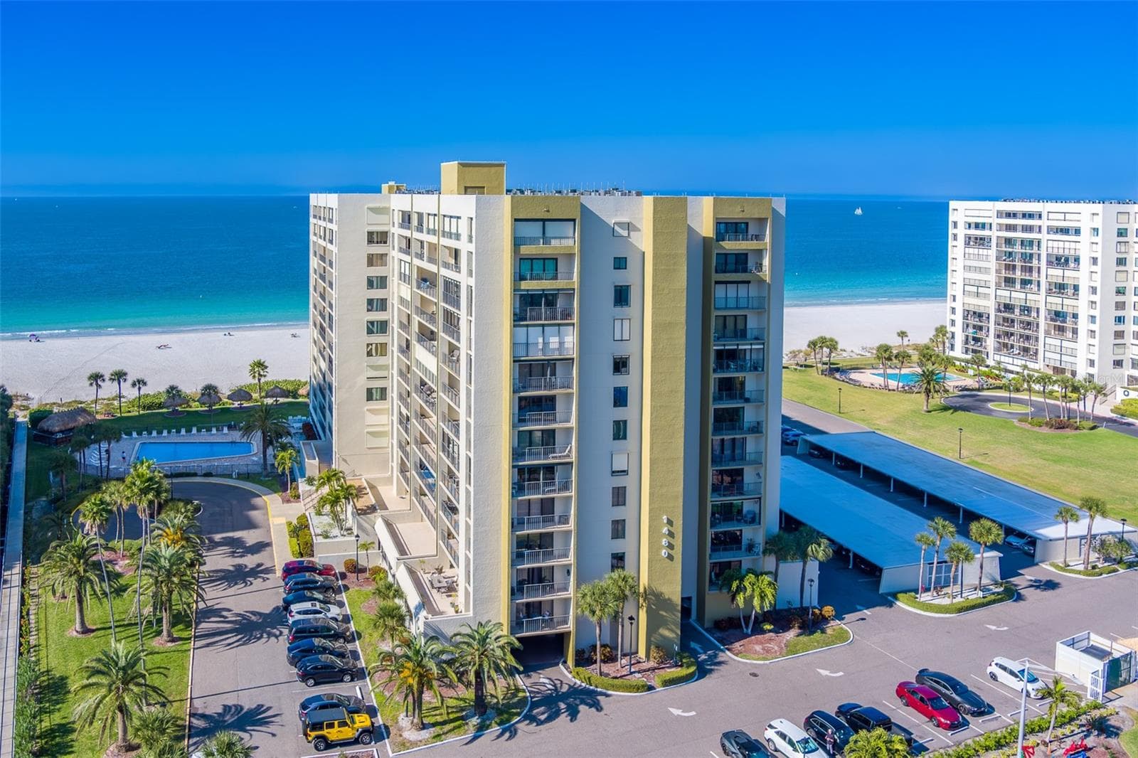 Front of building - 1480 GULF BLVD #201, CLEARWATER BEACH