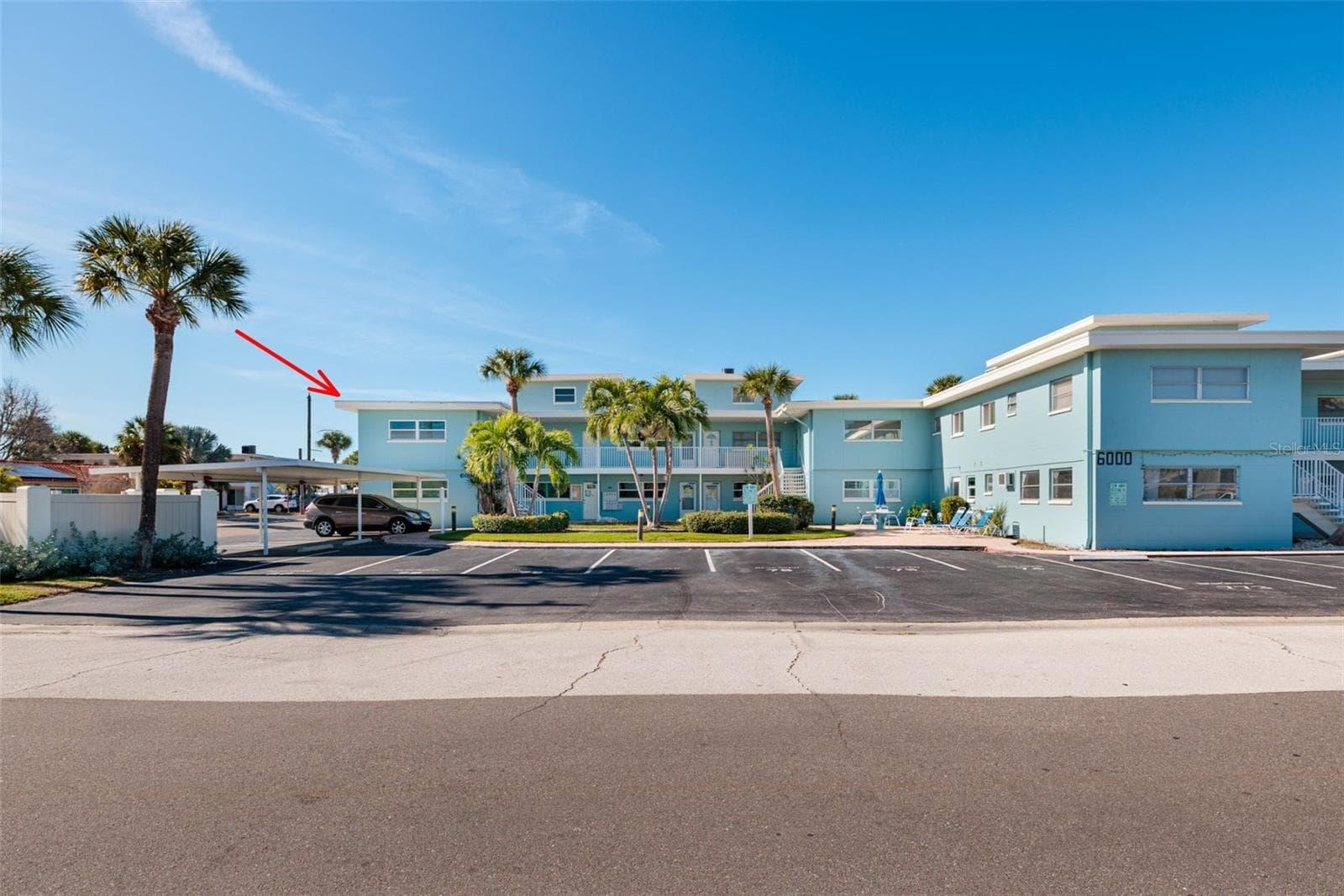 #6 w/parking space in front of the unit. - 6000 2ND ST E #6, ST PETE BEACH