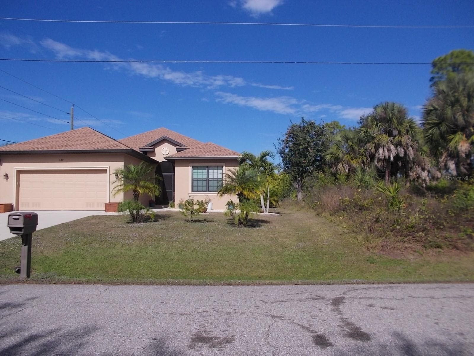 Looking across the street from the Lot - 147 YELLOW PINE DR, ROTONDA WEST