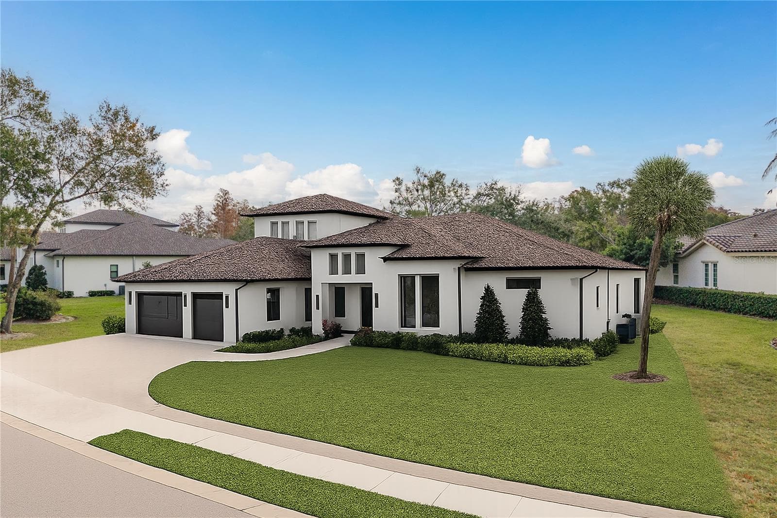 Builder rendering of actual home in the neighborhood - 3926 COVE LAKE PL, LAND O LAKES