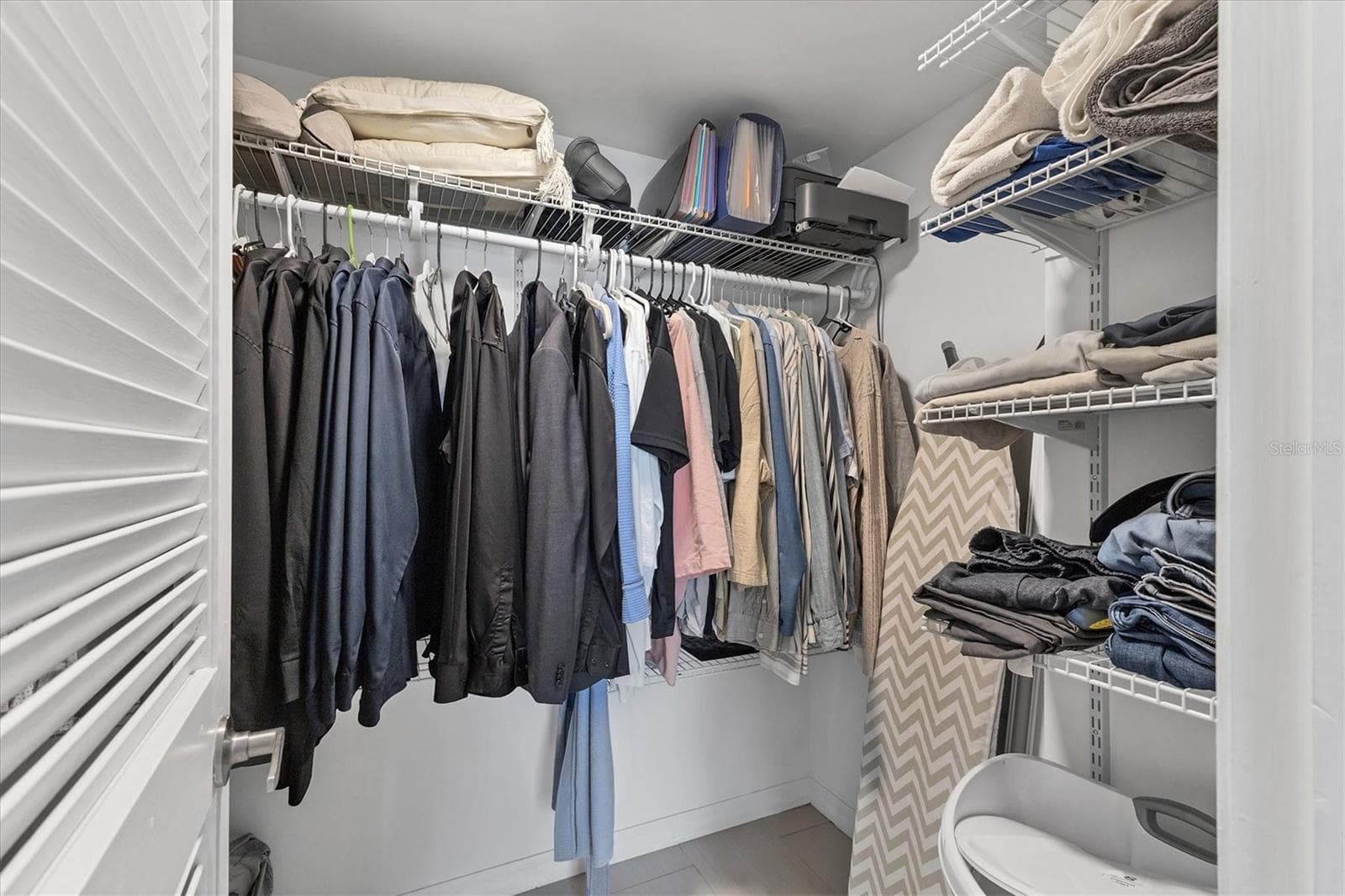 Walk in closet with built ins - 101 S GULFSTREAM AVE #15E, SARASOTA