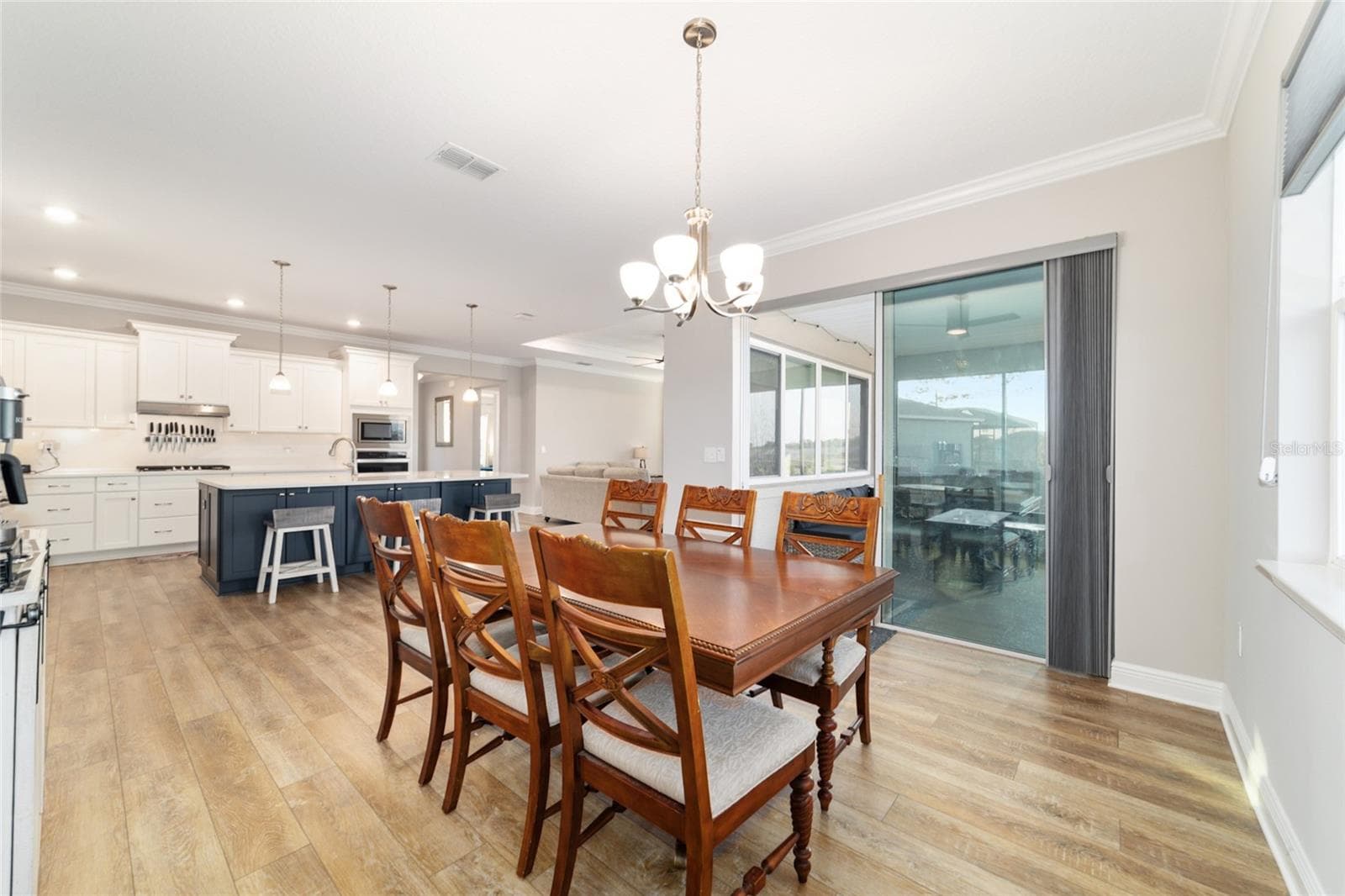 Sliding doors to the lanai - 10453 SW 99TH LN, OCALA