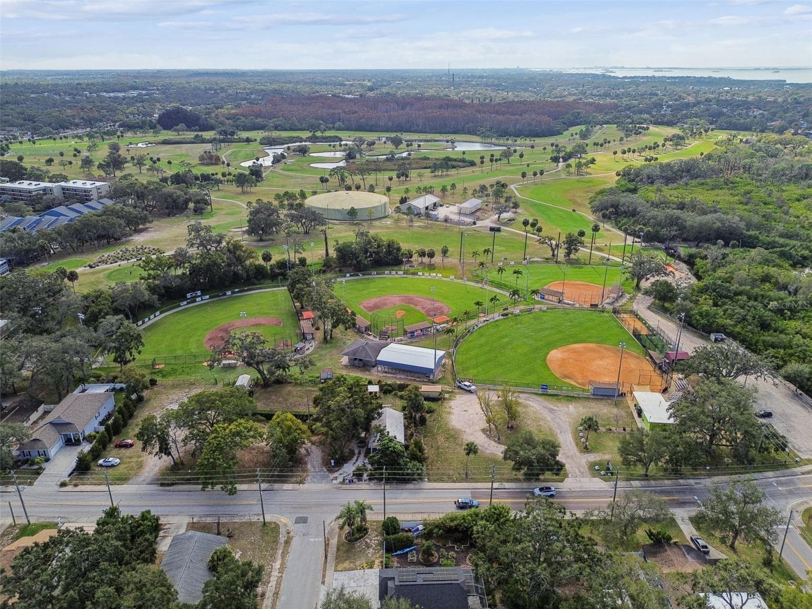 Sisler Baseball Fields with Tarpon Springs Golf Course Backing up to the Fields - 928 OAKVIEW RD, TARPON SPRINGS
