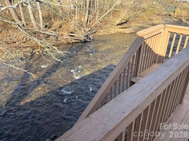 creek as seen from side deck - 129 Mallard Loop, Waynesville