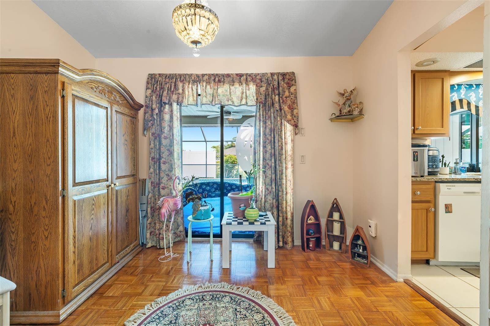 Dining Room with sliding doors to lanai and pool - 2132 ABSCOTT ST, PORT CHARLOTTE
