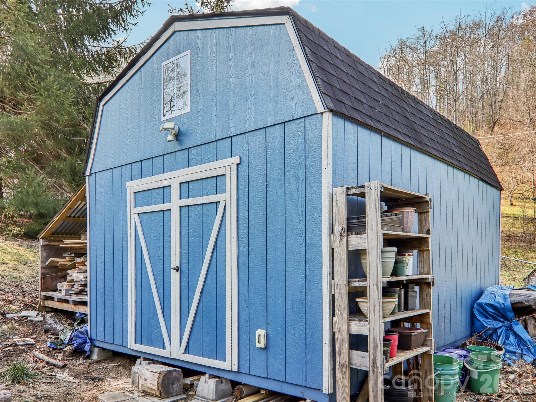 Detached Storage Shed conveys - 7 Landon Mountain Lane, Weaverville