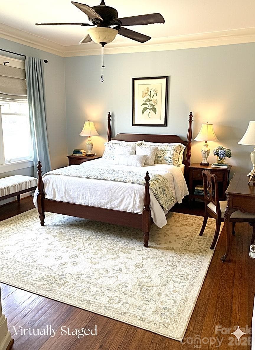 Main level bedroom #2 virtually staged. - 1051 Pee Dee Avenue, Albemarle