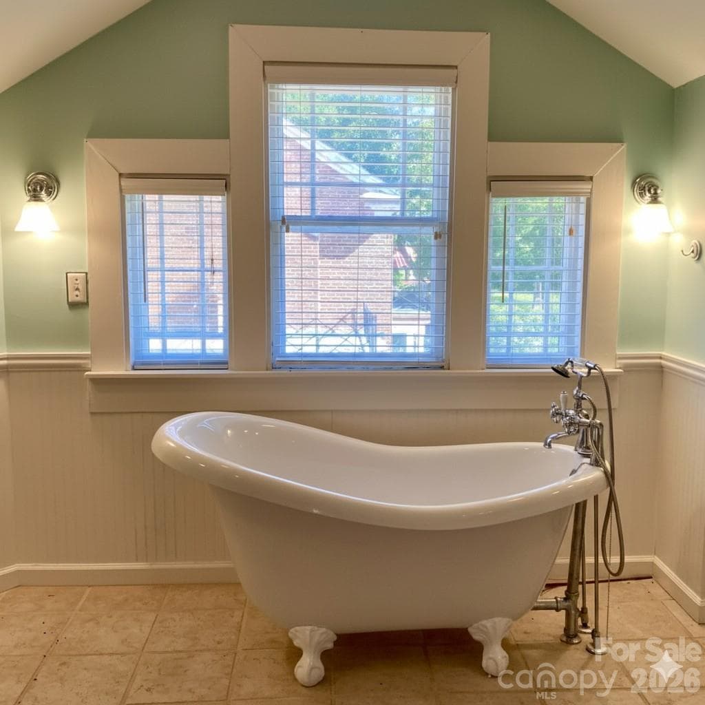 Luxurious slipper tub for the ultimate soaking experience. - 1051 Pee Dee Avenue, Albemarle