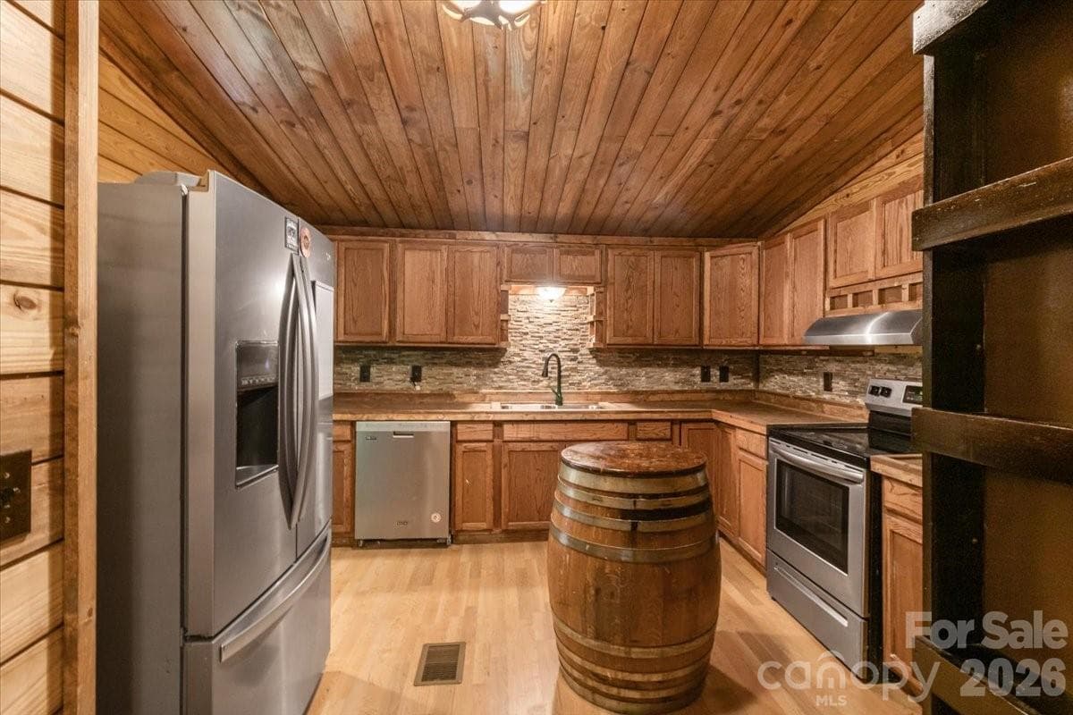 Kitchen with stainless steel appliances - None, Burnsville