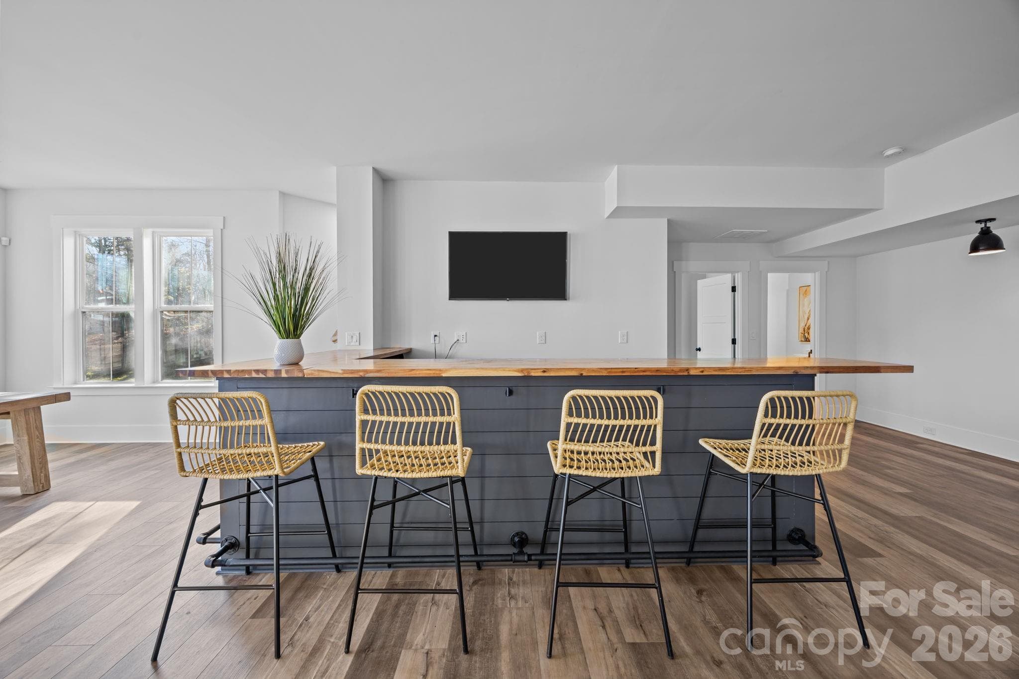 Basement level entertainment area. Stubbed out for plumbing and electricity - 5020 Slanting Bridge Road, Sherrills Ford