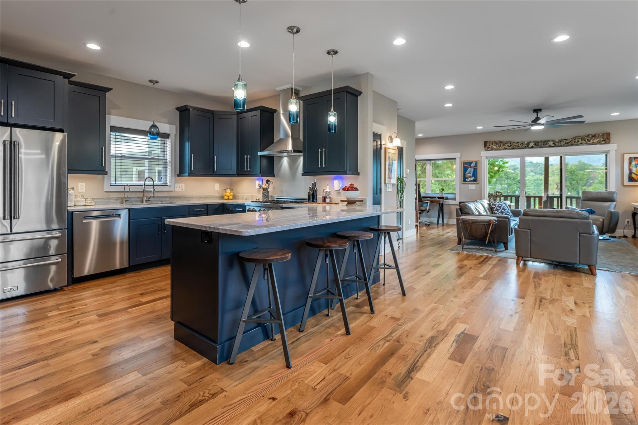 Open floor plan - Asheville