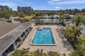 Lots of paved deck area /heated pool - 2333 FEATHER SOUND DR #B304, CLEARWATER