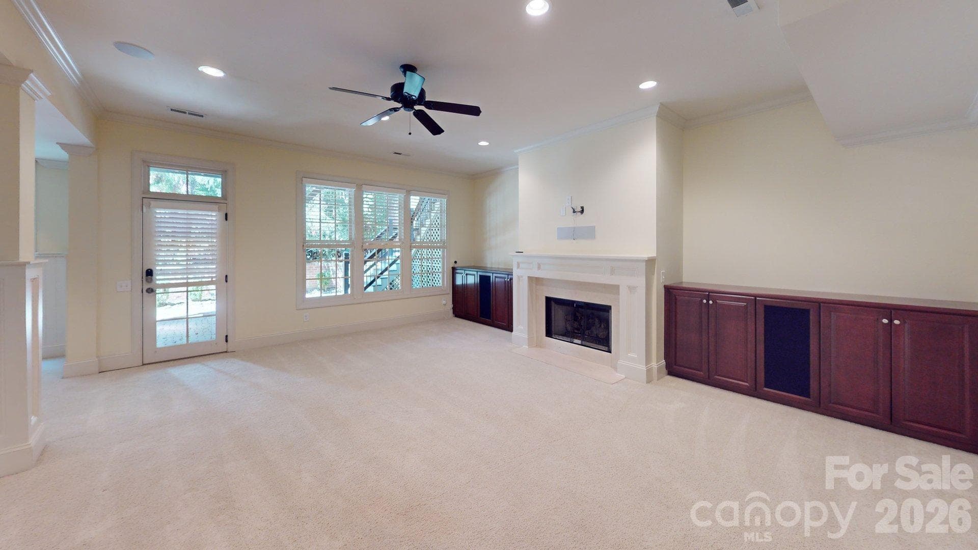 Full basement with gas fireplace and easy - Charlotte