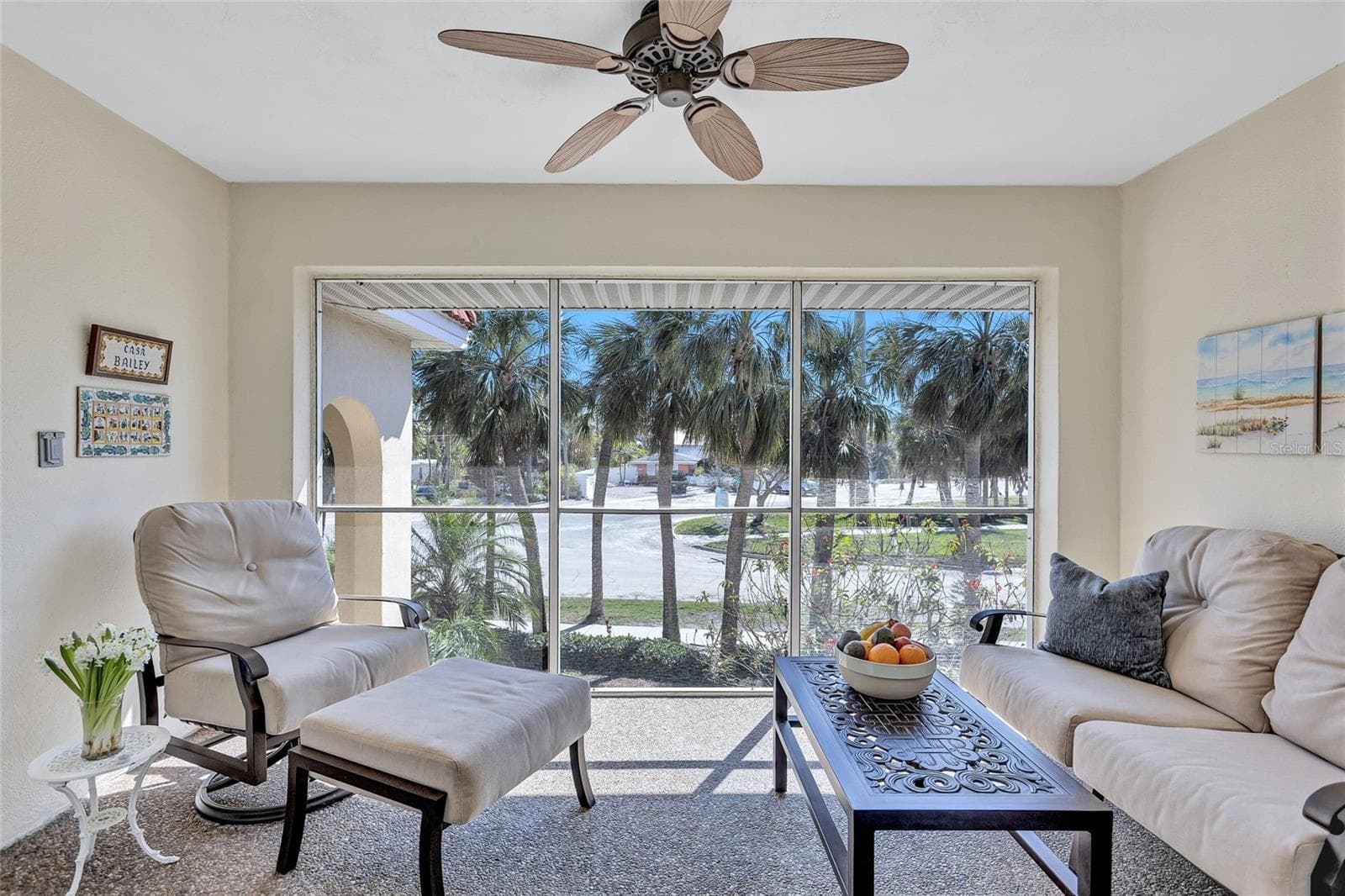 Screened in lanai - 137 AVENIDA MESSINA #3, SARASOTA