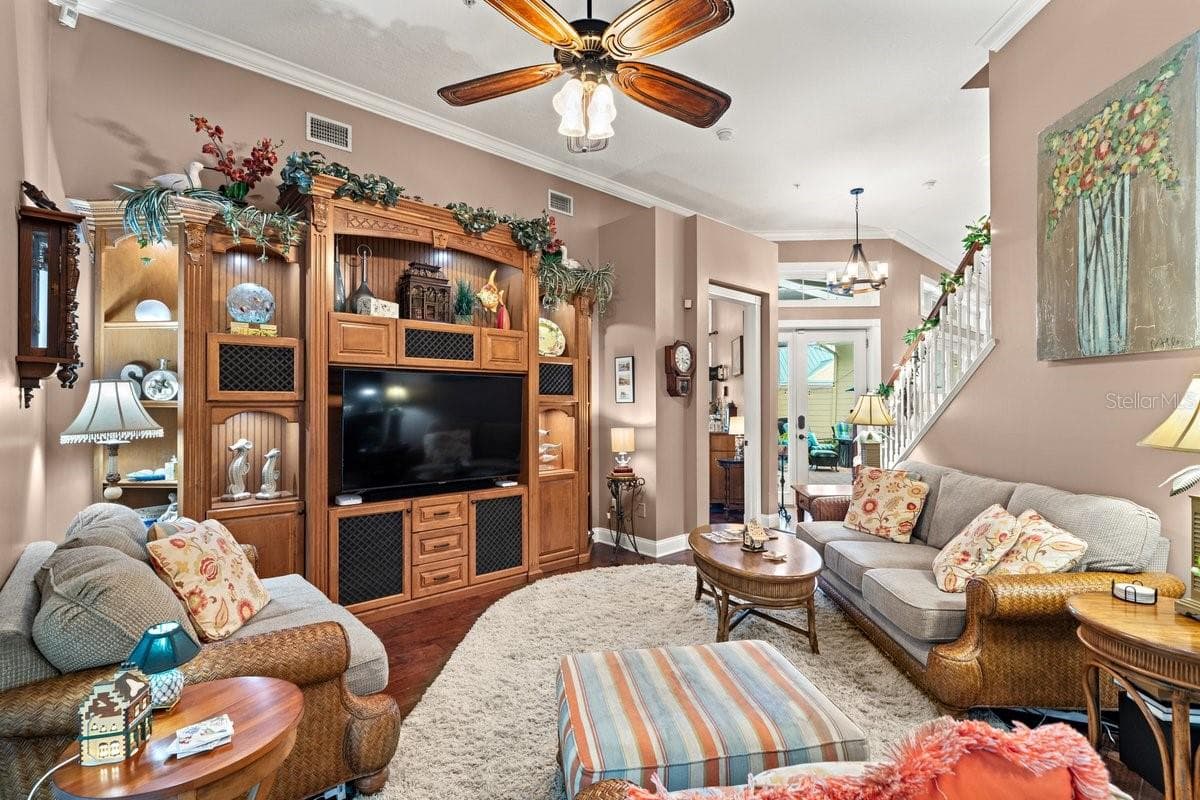 Living Room - 4606 OAK HAMMOCK CT #4606, PONCE INLET