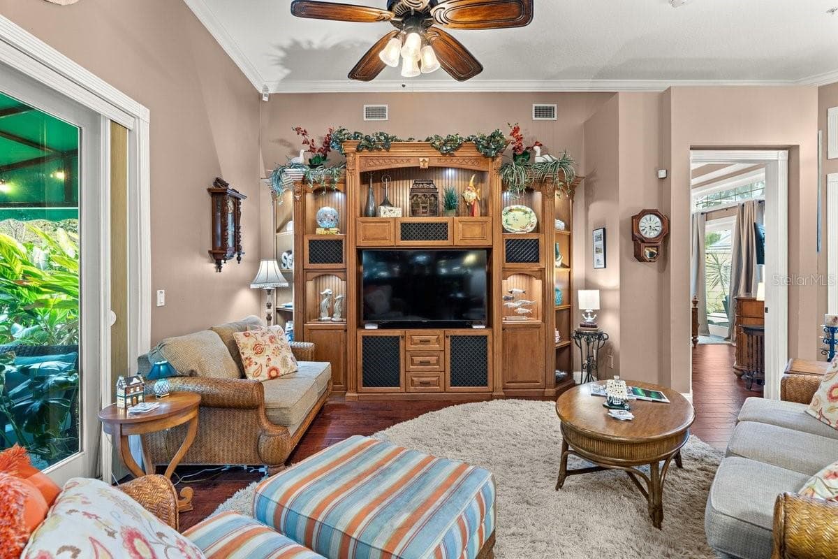 Living Room - 4606 OAK HAMMOCK CT #4606, PONCE INLET