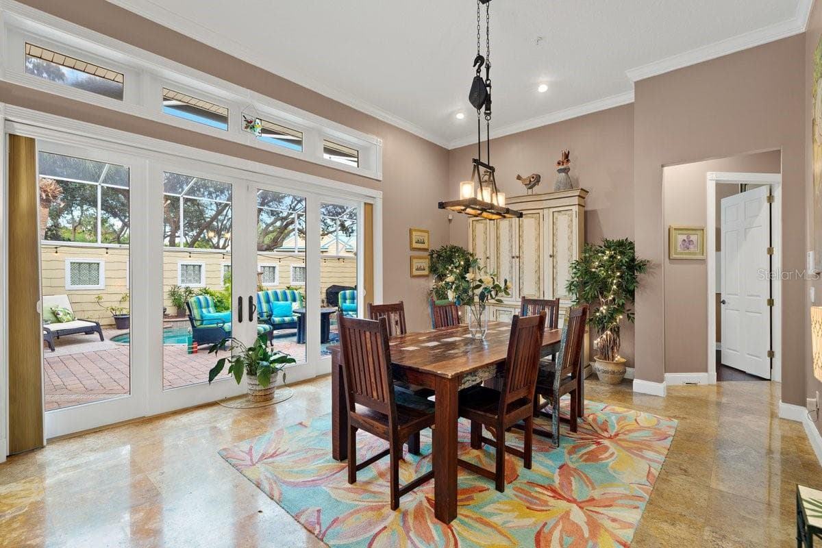 Dining Room - 4606 OAK HAMMOCK CT #4606, PONCE INLET