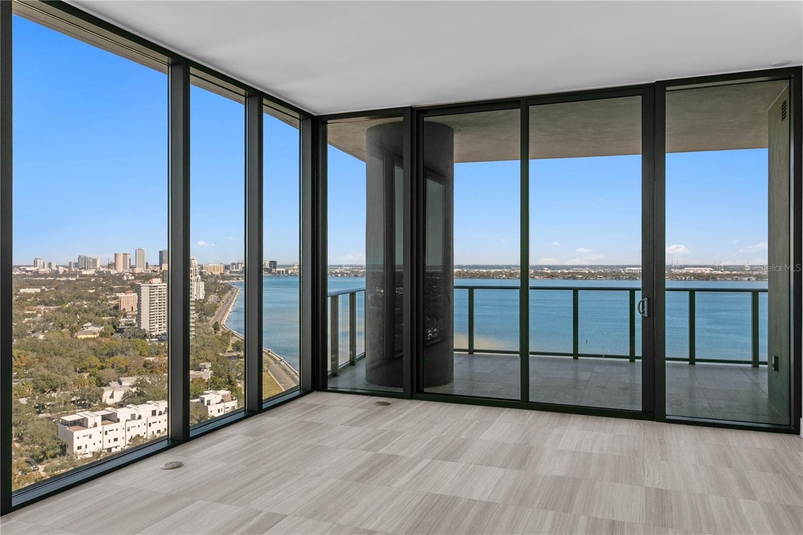 Floor-to-ceiling windows offering breathtaking views - 3015 S YSABELLA AVE #2301, TAMPA
