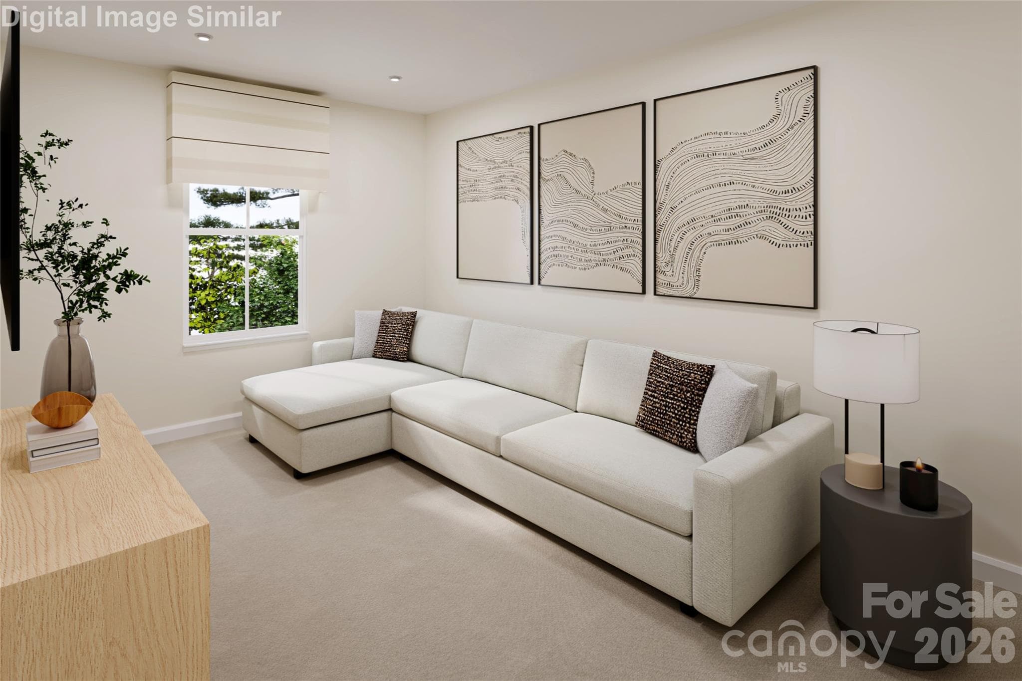 Loft-This loft offers relaxed, comfortable vibes — a bright and versatile space that can easily be converted into a 4th bedroom to suit your needs. - 4024 Kelton Way, Charlotte