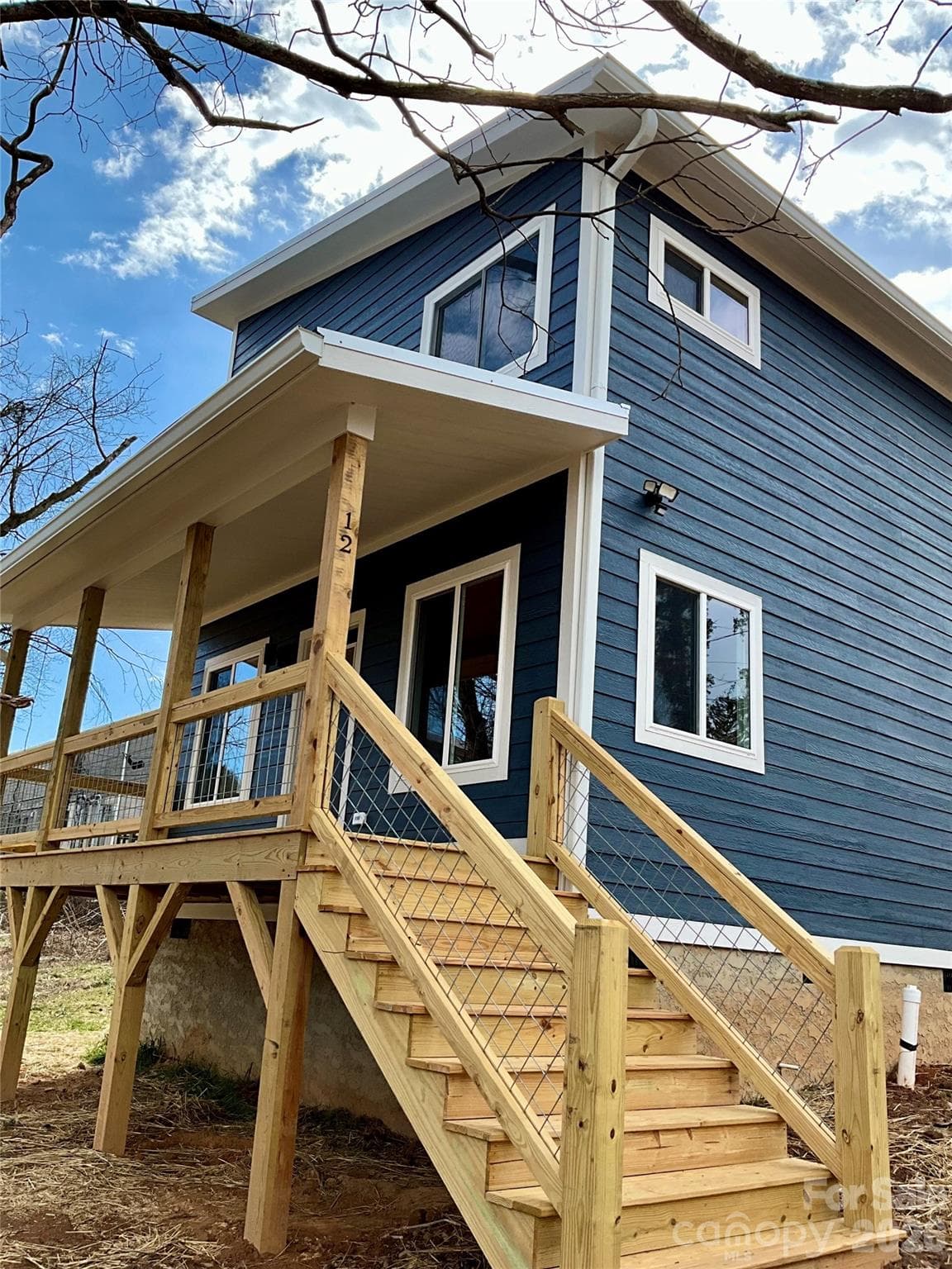 Covered front porch - Asheville