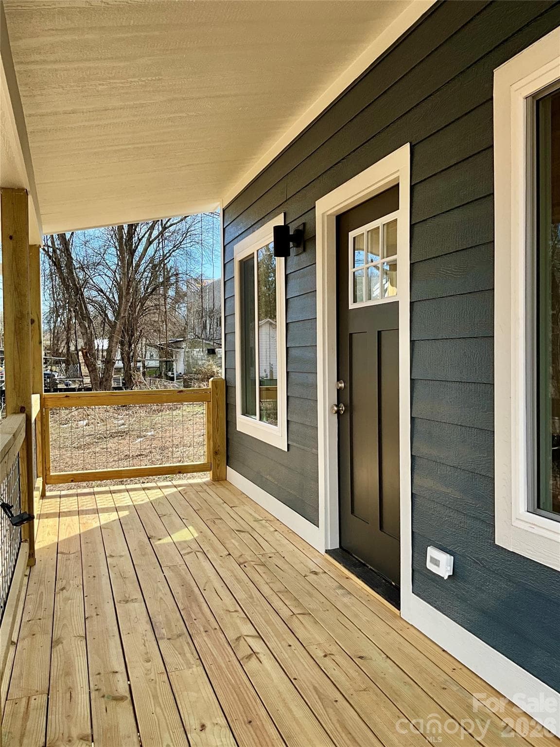 Covered Front porch/ Front Door - Asheville