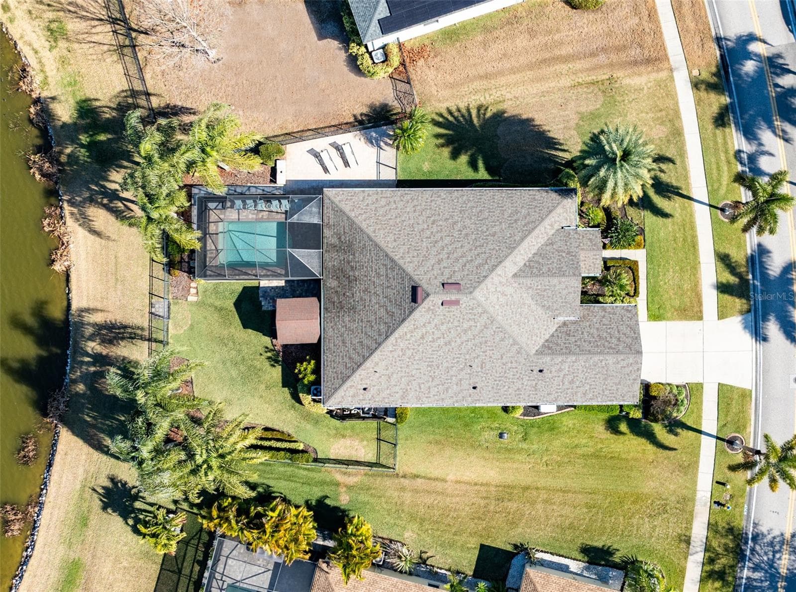 Roof with gutters 2022 - 5431 SANDY SHELL DR, APOLLO BEACH