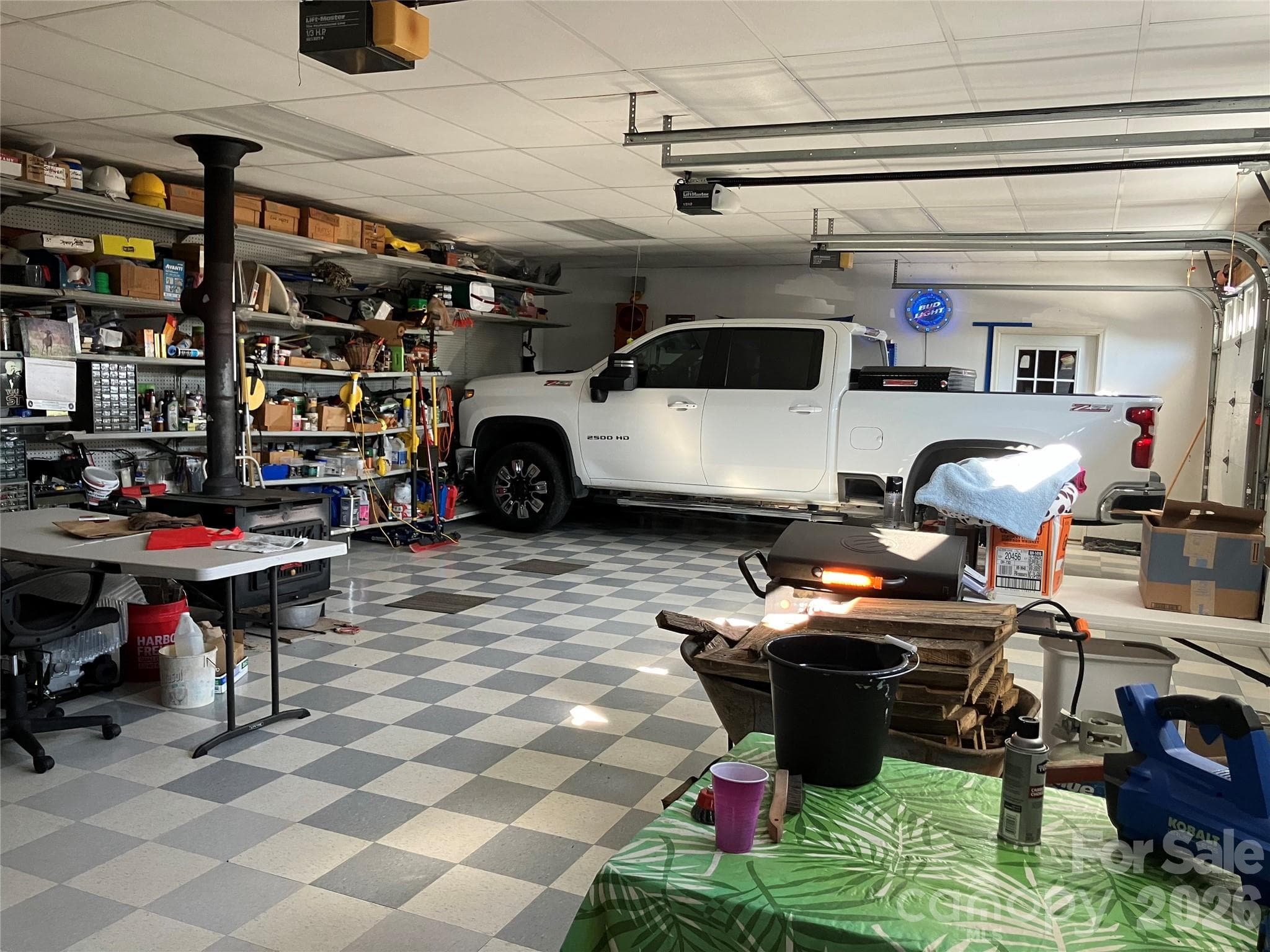 Inside 3 car garage - 13215 Pine Bluff Road, Midland