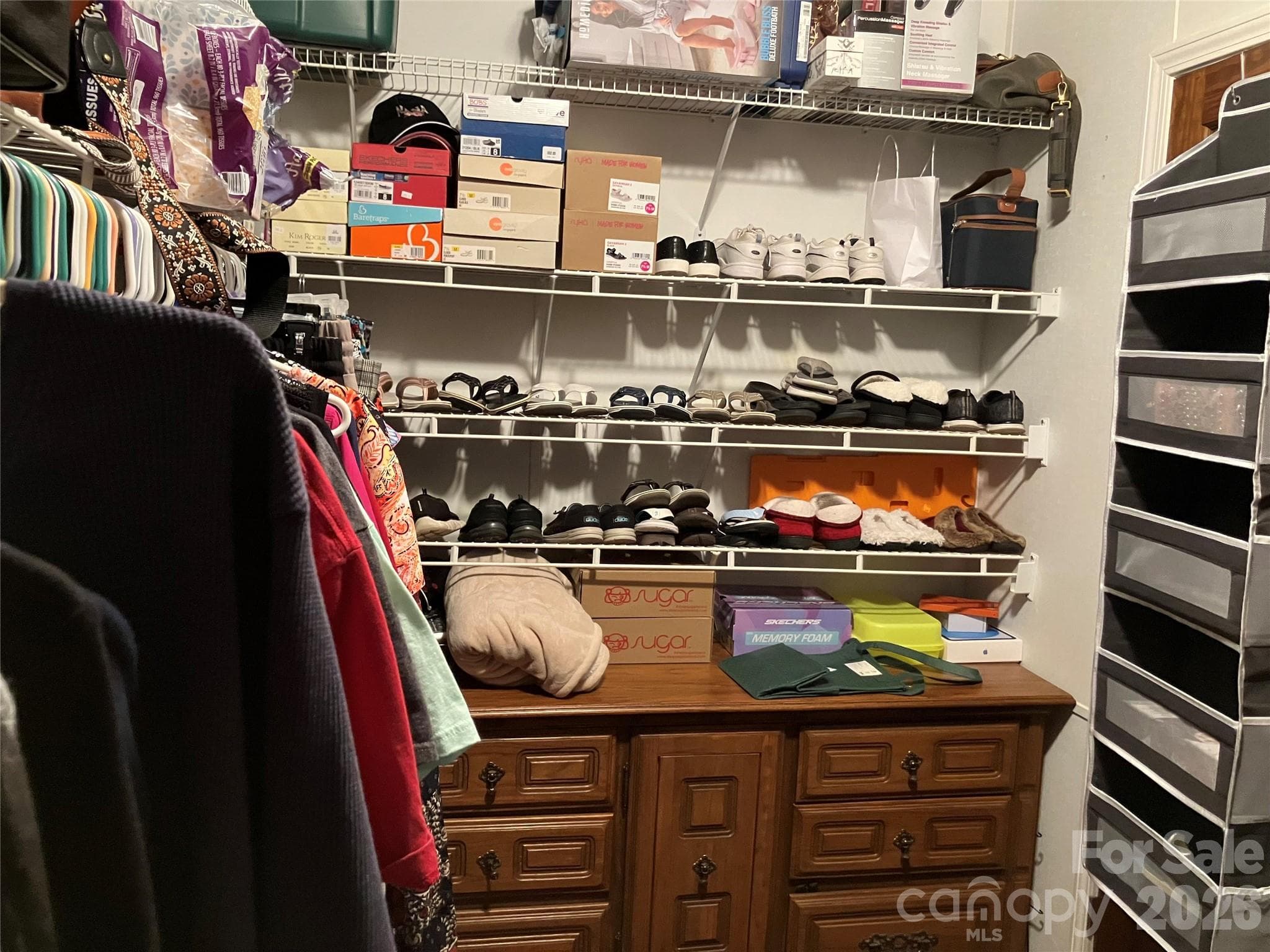 Primary walk-in closet - 13215 Pine Bluff Road, Midland