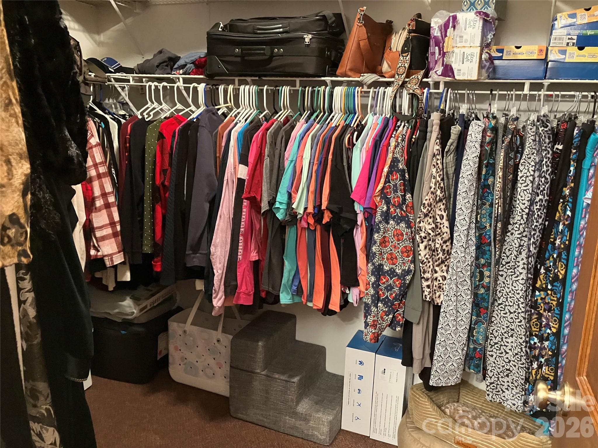 Primary walk-in closet - 13215 Pine Bluff Road, Midland