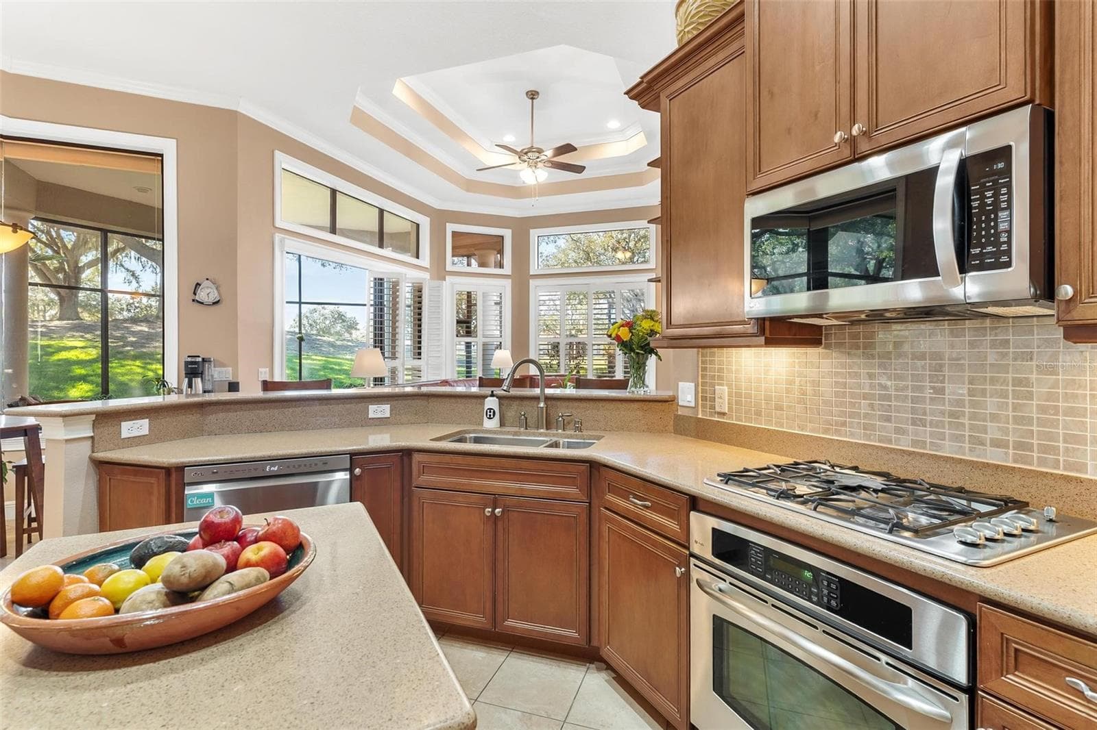 Enjoy Gas Range Top, Built in Microwave & Convection Wall Oven! - 26309 SAN GABRIEL, HOWEY IN THE HILLS