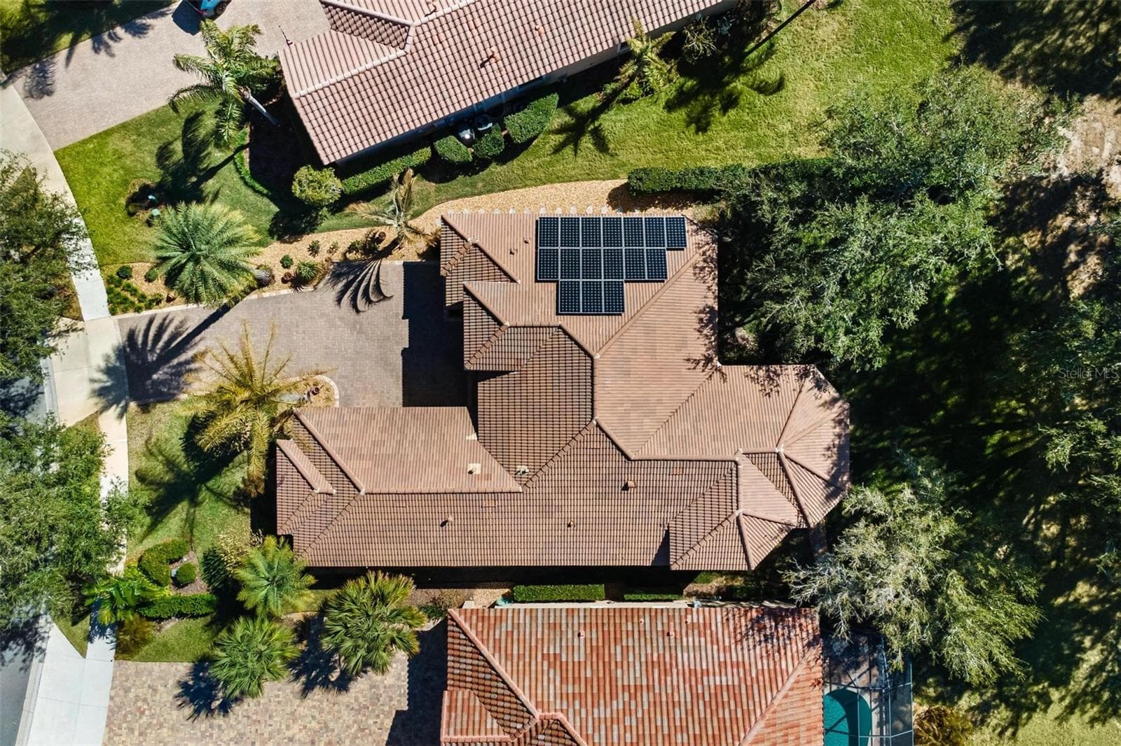 Aerial View showing Solar Panels... - 26309 SAN GABRIEL, HOWEY IN THE HILLS