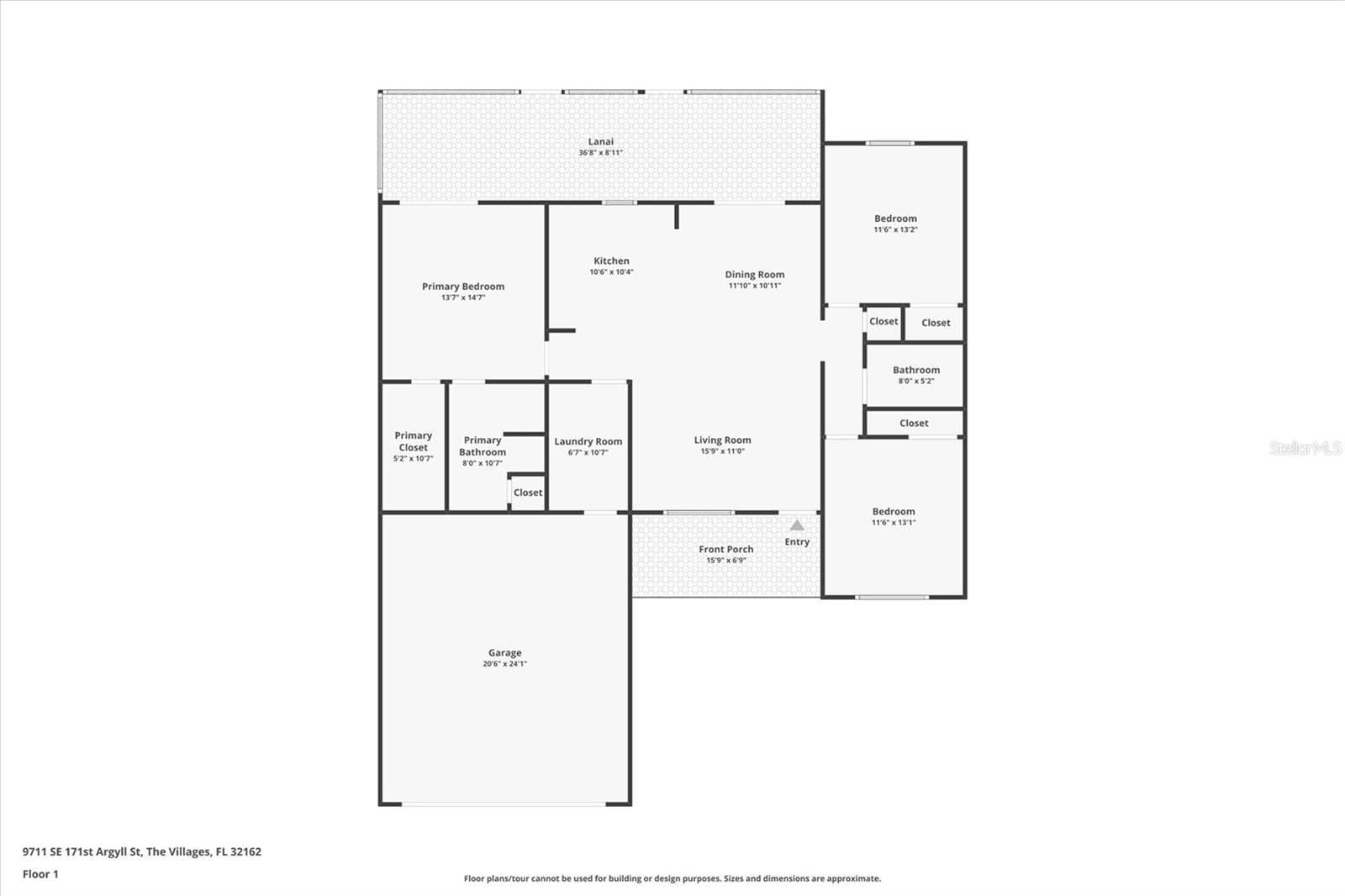 Floorplan - 9711 SE 171ST ARGYLL ST, THE VILLAGES