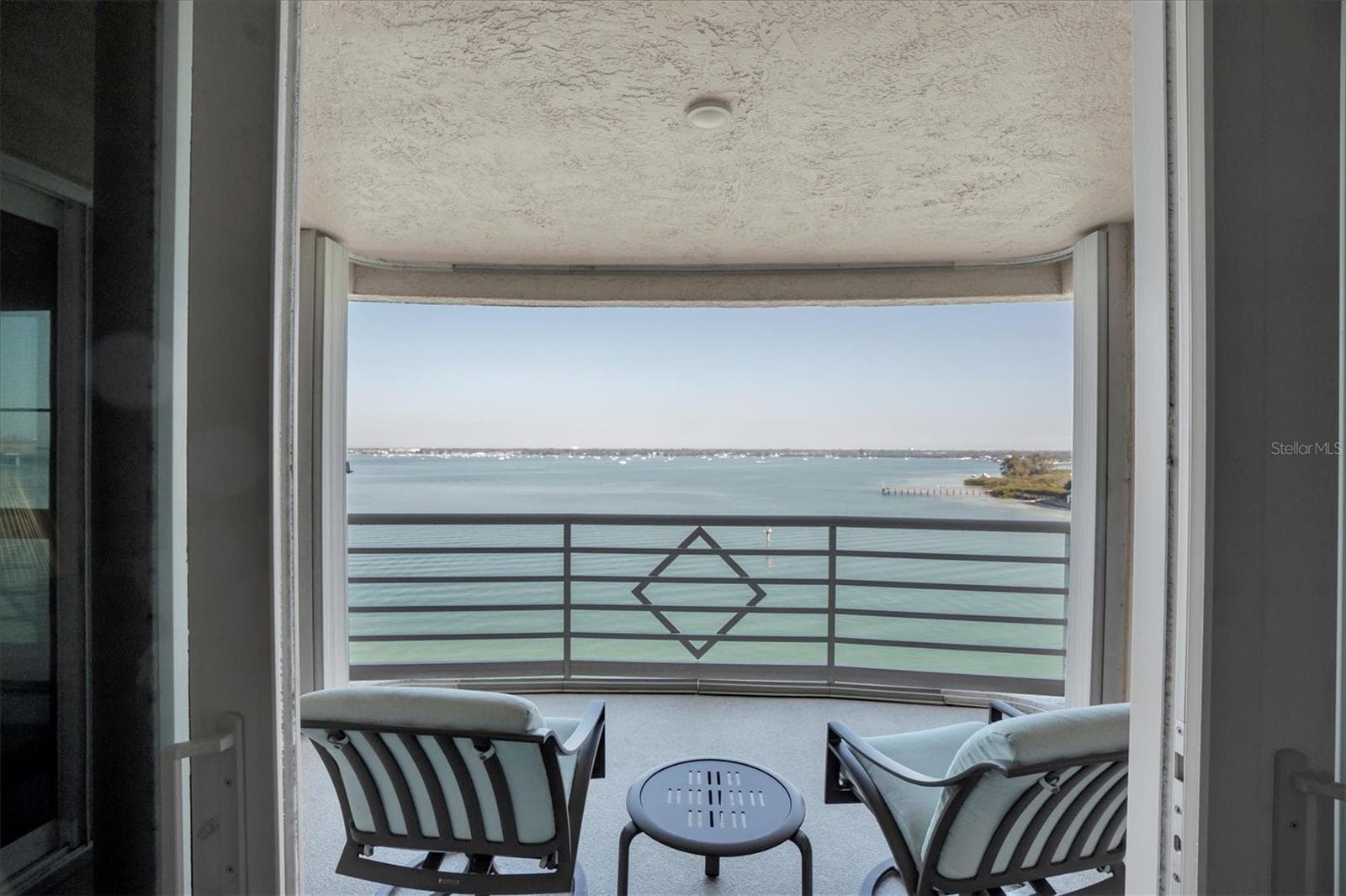 balcony off Primary bedroom - 4993 BACOPA LN S #705, ST PETERSBURG