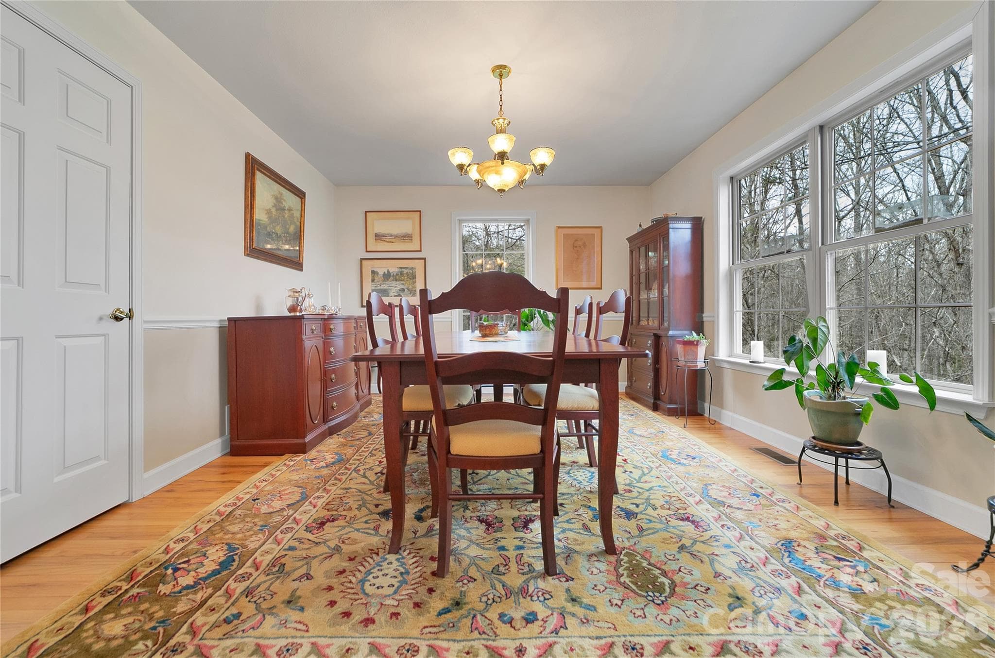Light and bright dining room - 126 Gasga Court, Brevard
