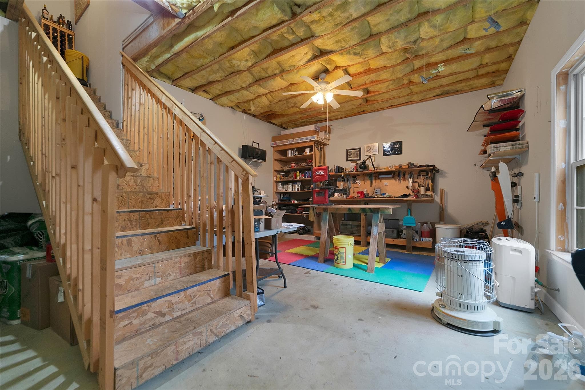 Basement workshop - 126 Gasga Court, Brevard