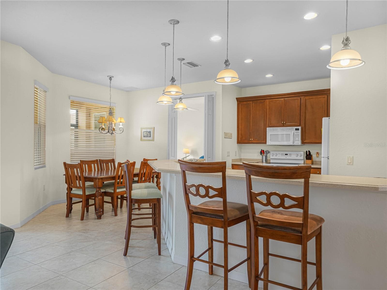 Step Up Breakfast Bar in Ktichen - 5264 GREEN DR, WINTER HAVEN