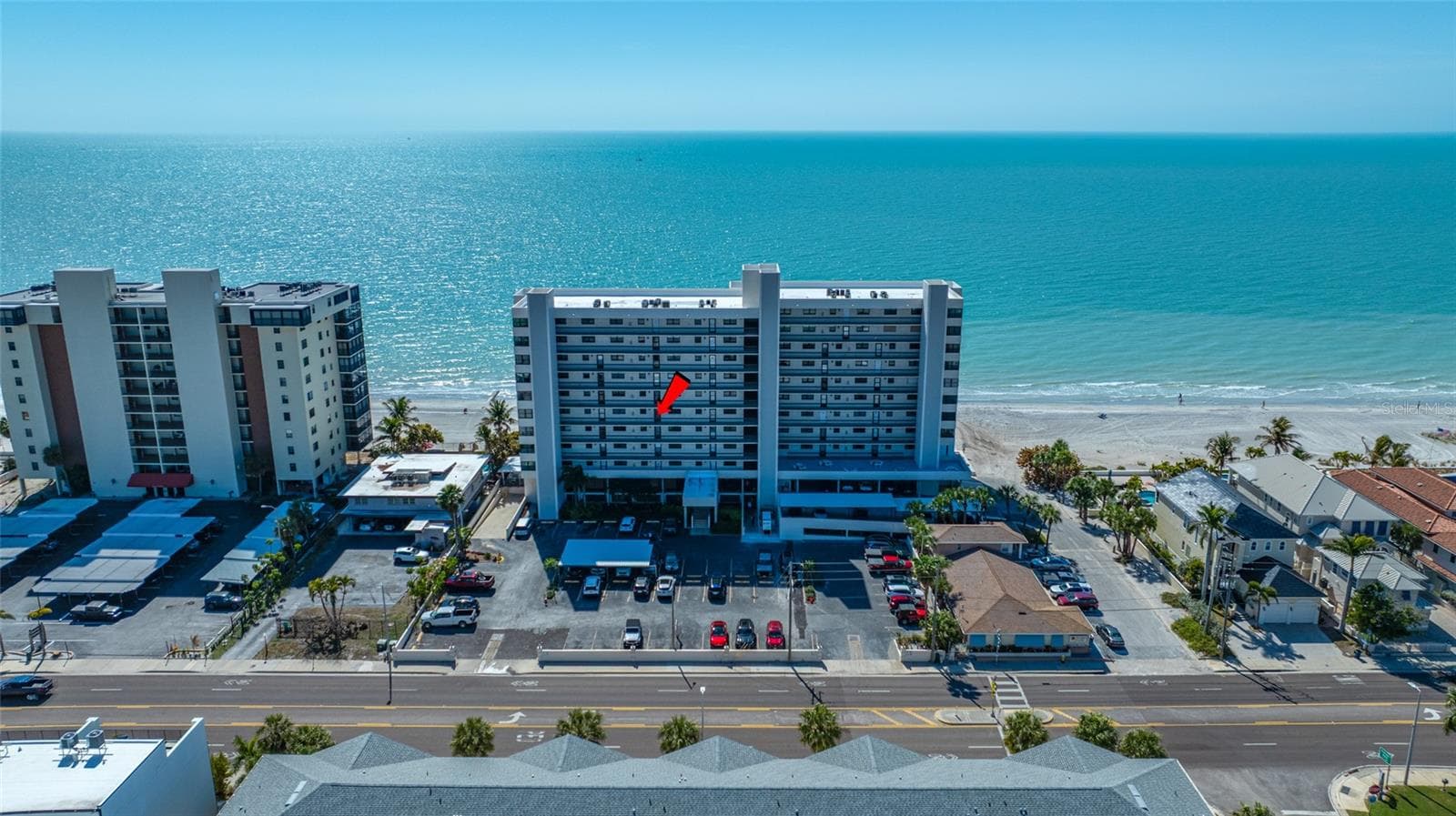 Aerial view - 15462 GULF BLVD #603, MADEIRA BEACH