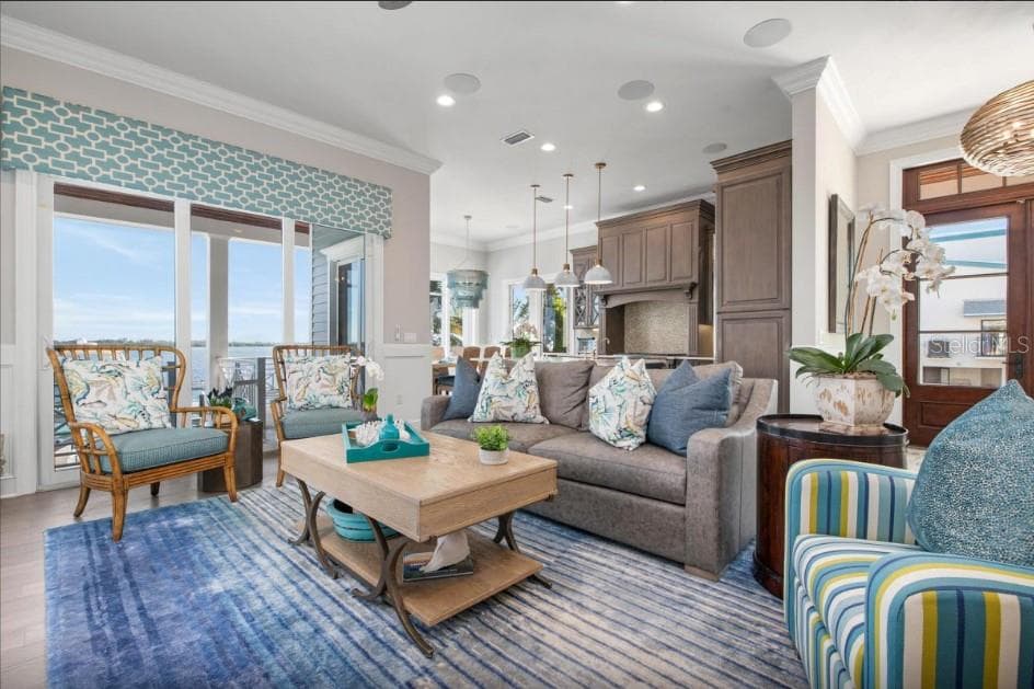 Mid level living room - 110 10TH ST S, BRADENTON BEACH