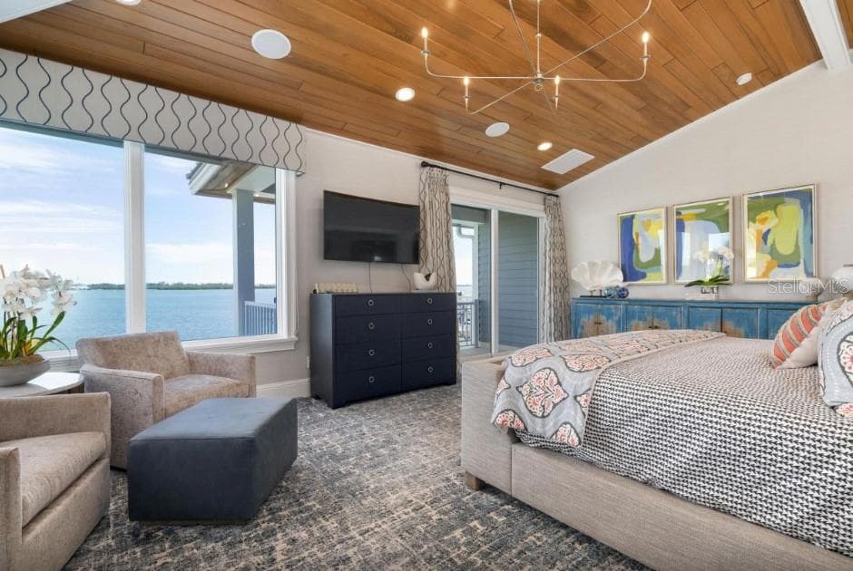 Upper level primary with private balcony - 110 10TH ST S, BRADENTON BEACH