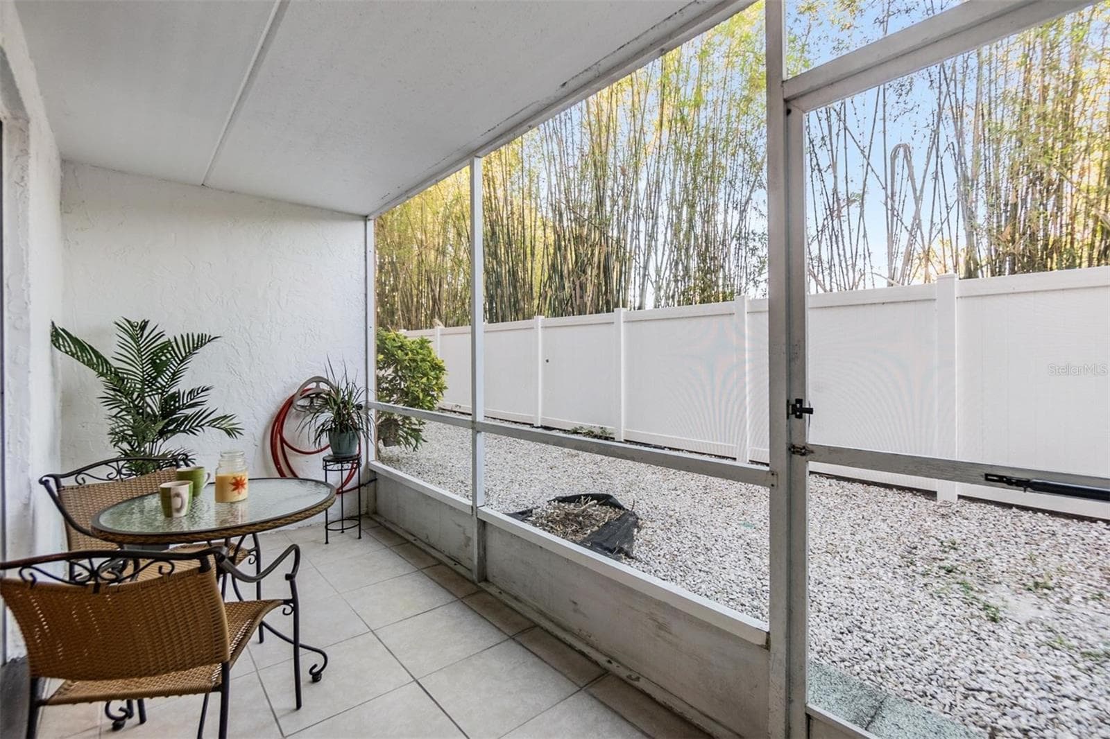 Private screened in back porch - 12760 INDIAN ROCKS RD #104, LARGO