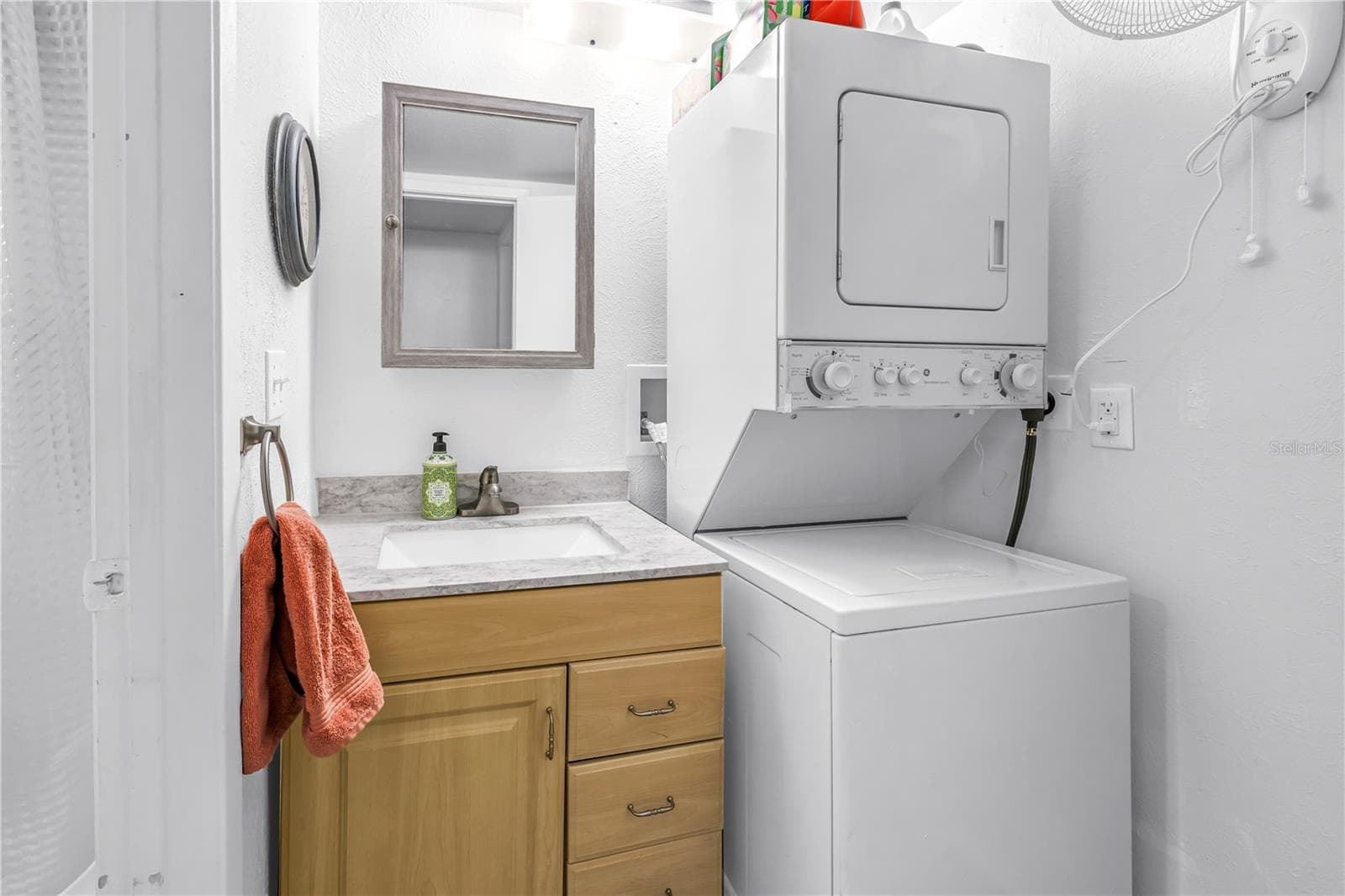 Bath with washer and dryer - 3620 41ST WAY S #F, ST PETERSBURG