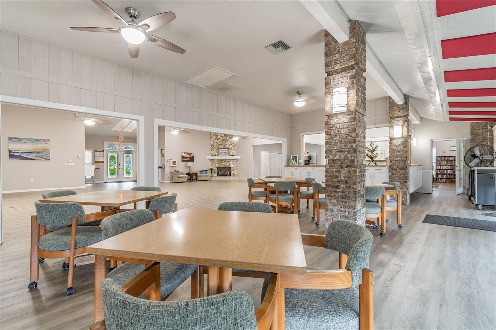 Very spacious clubhouse for gatherings. - 5611 GARDEN LAKES DR, BRADENTON