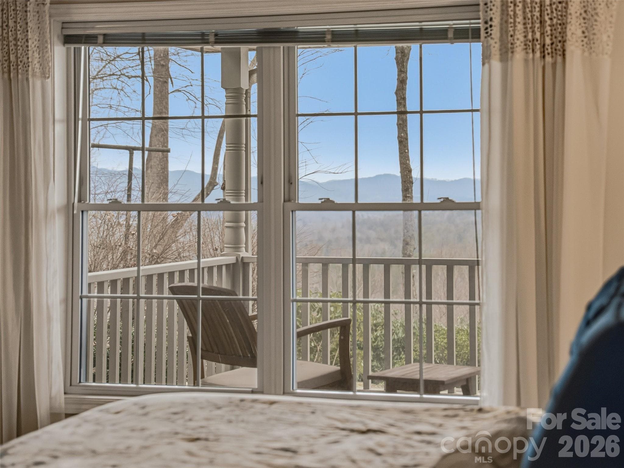 View from Primary Bedroom - 24 Abbey Lane, Hendersonville