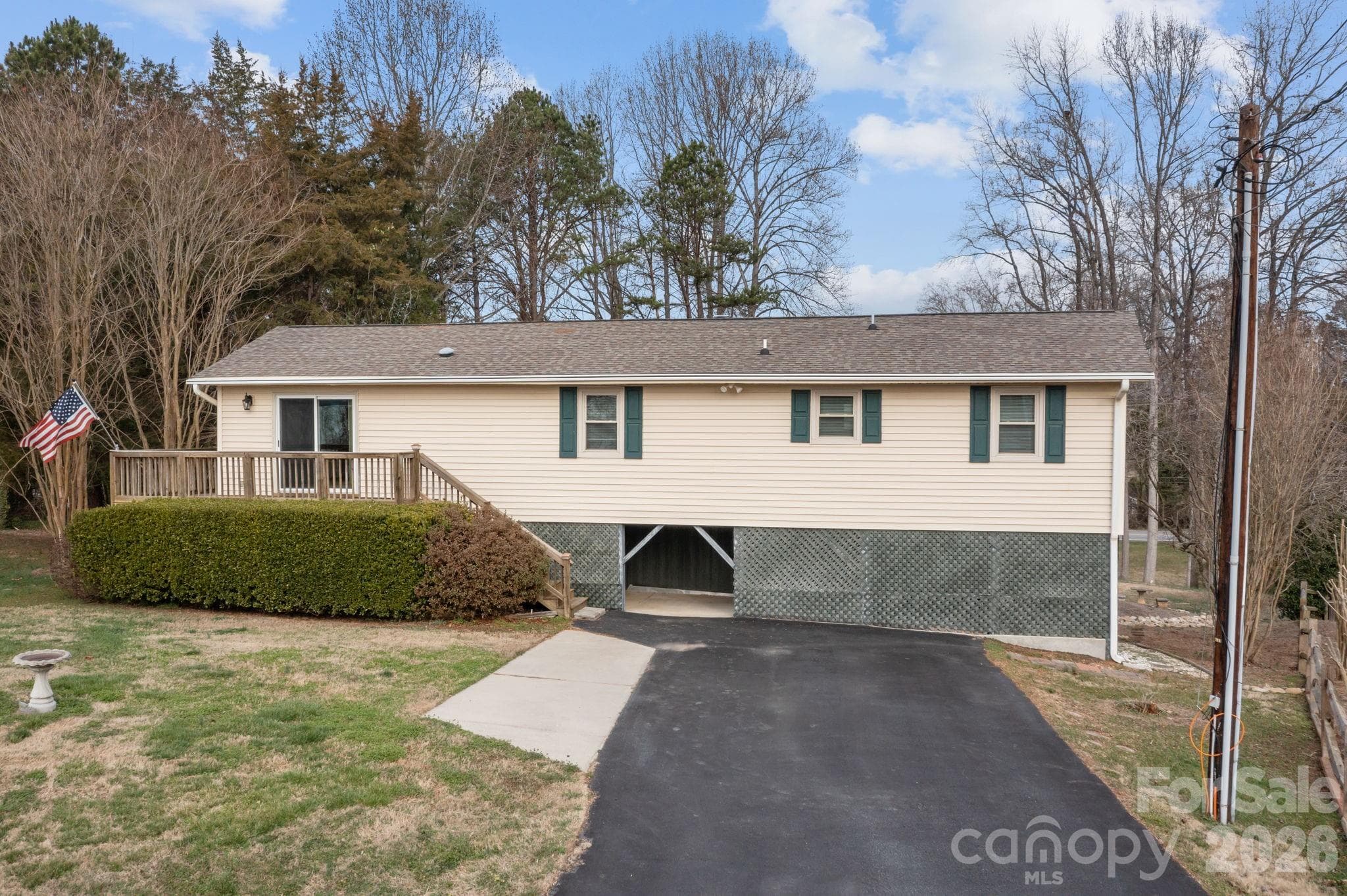 View of front of the home - 4278 Harbor Lane, Sherrills Ford