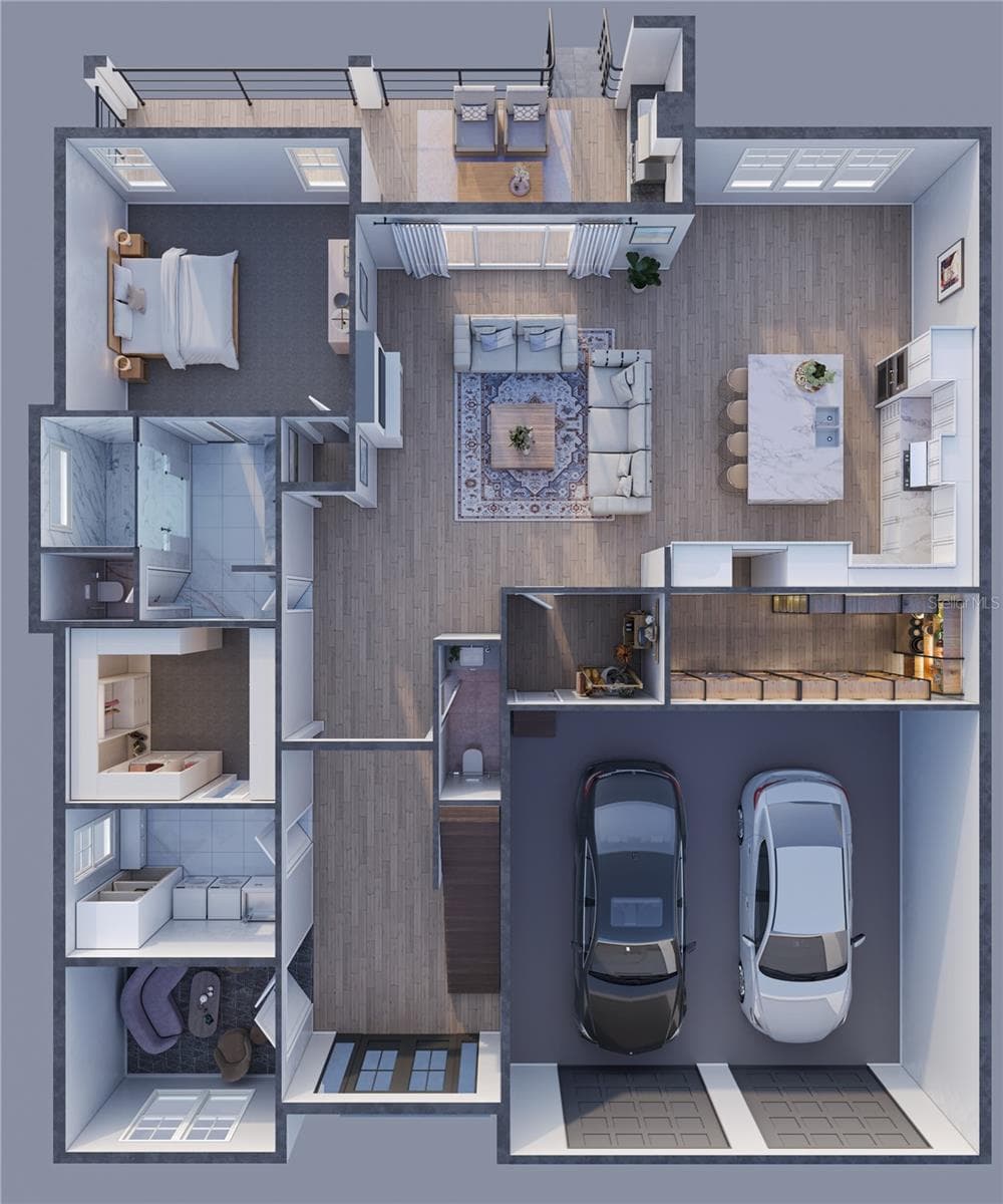 Level 1 - Floor Plan - 4620 W BAY VILLA AVE, TAMPA