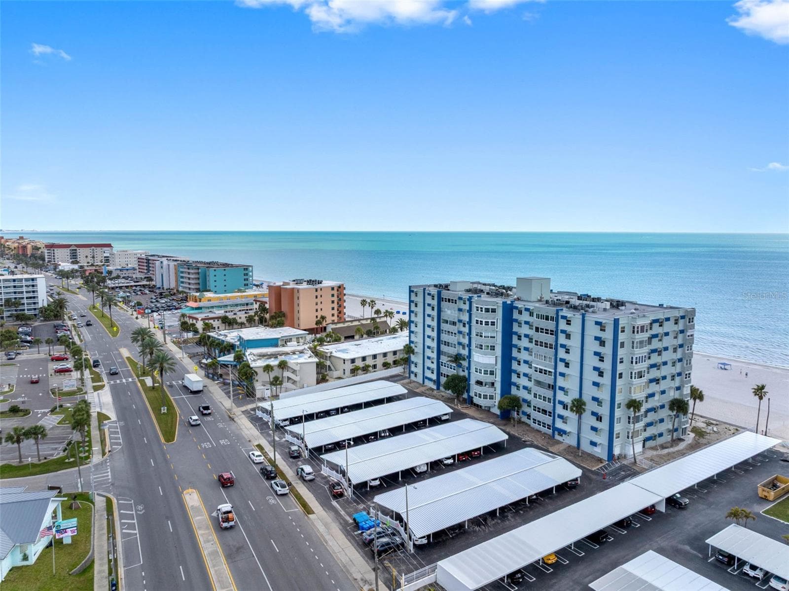 South Overhead View - 17400 GULF BLVD #I3, REDINGTON SHORES