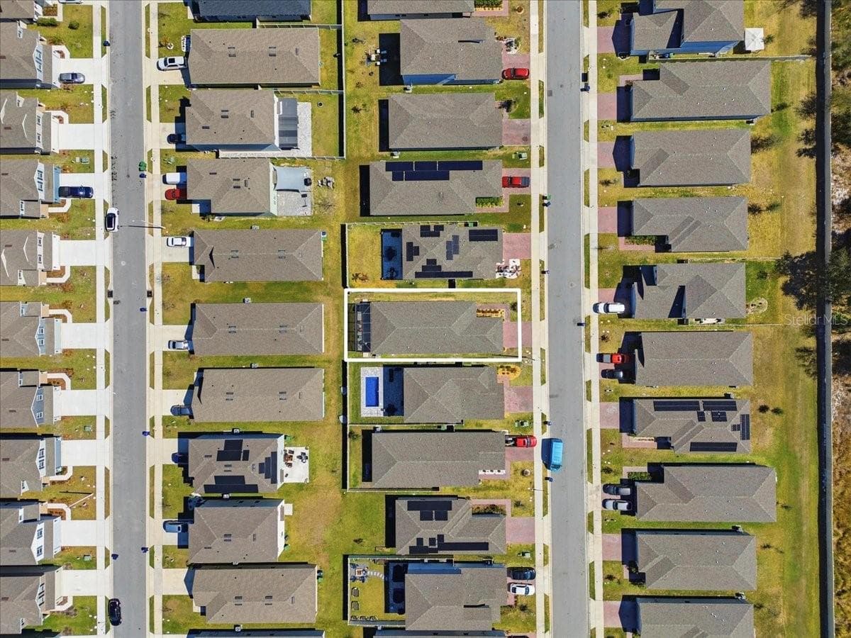 Aerial view - 1799 CARNOSTIE RD, WINTER HAVEN